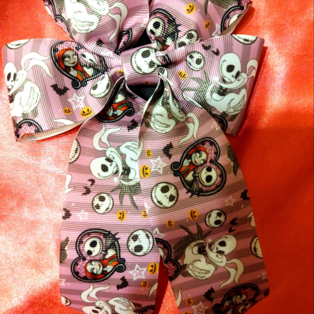 The nightmare before Christmas hair bow